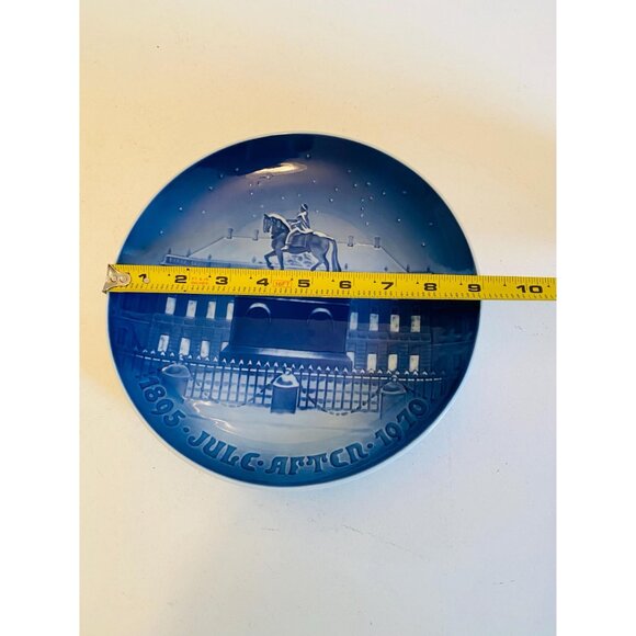 Vintage 1970 Bing & Grondahl Annual Christmas Plate The Royal Palace Amalienborg - Picture 12 of 12